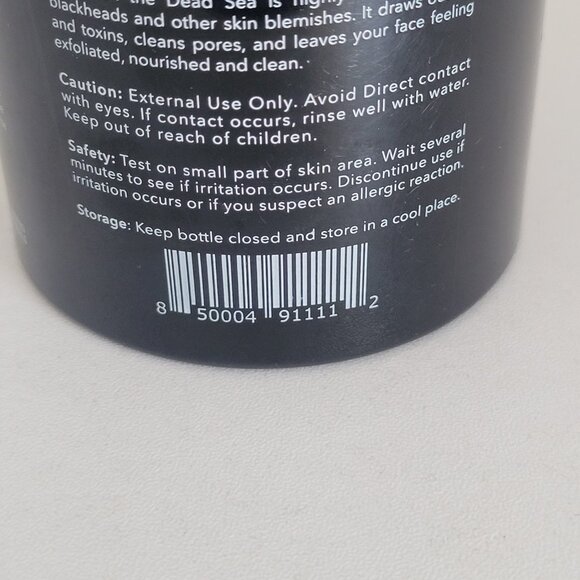New York Biology Dead Sea Mud Mask 8.8 oz Detoxifier Anti-Acne Cleanser SEALED - Picture 4 of 5